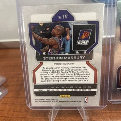 Cheap Sneaks Footwear/Sports Cards Basketball Card 2021-22 Panini Prizm #277 Stephon Marbury Phoenix Suns Amar’e Stoude