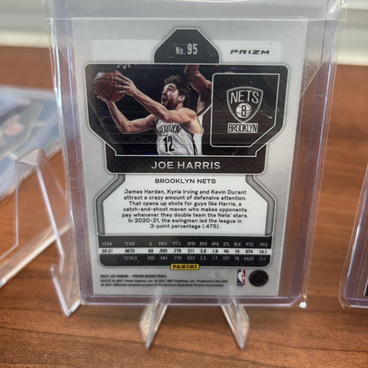 Cheap Sneaks Footwear/Sports Cards Basketball Card 2021-22 Panini Prizm Basketball GREEN PRIZM #95 Joe Harris Brooklyn Ne