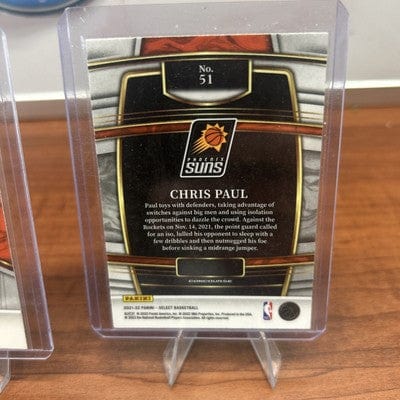 Cheap Sneaks Footwear/Sports Cards Basketball Card 2021-22 PANINI SELECT BASKETBALL BASE PREMIER LEVEL CHRIS PAUL PHOENIX