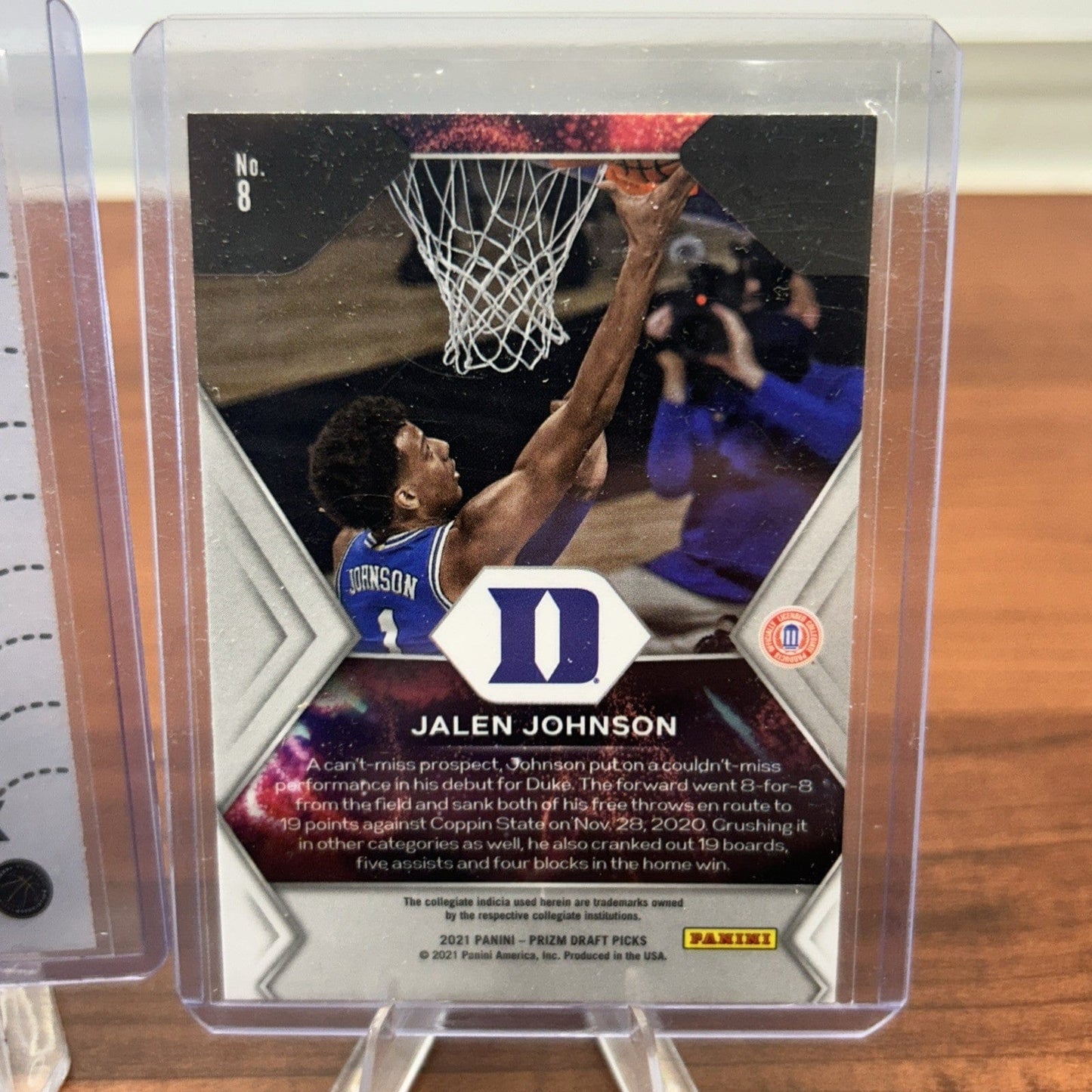 Cheap Sneaks Footwear/Sports Cards Basketball Card 2021-22 Panini Select Concourse Blue Shimmer Prizm #17 Jalen Johnson (