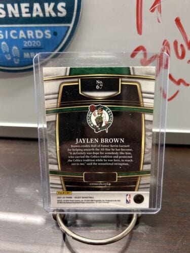 Cheap Sneaks Footwear/Sports Cards Basketball Card 2021-22 Select Jaylen Brown Concourse Blue #67 Boston Celtics