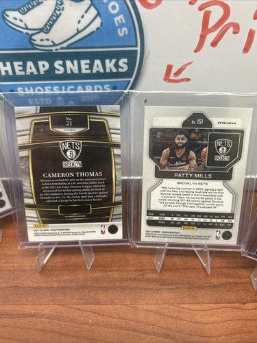 Cheap Sneaks Footwear/Sports Cards Basketball Card 2022/2024 Panini Select/Prizm Brooklyn Nets All Prizm RC Lot Sharpe,Th