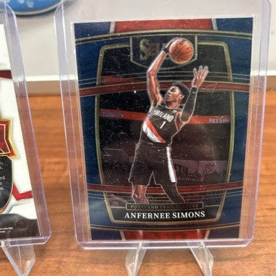 Cheap Sneaks Footwear/Sports Cards Basketball Card 2022-23 Panini Select Anfernee Simons Concourse Orange Flash Prizm