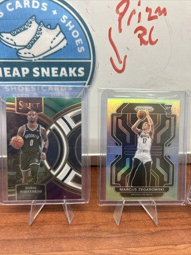 Cheap Sneaks Footwear/Sports Cards Basketball Card 2022 Panini Select/Prizm Brooklyn Nets Lot 3 Prizm 2 RC