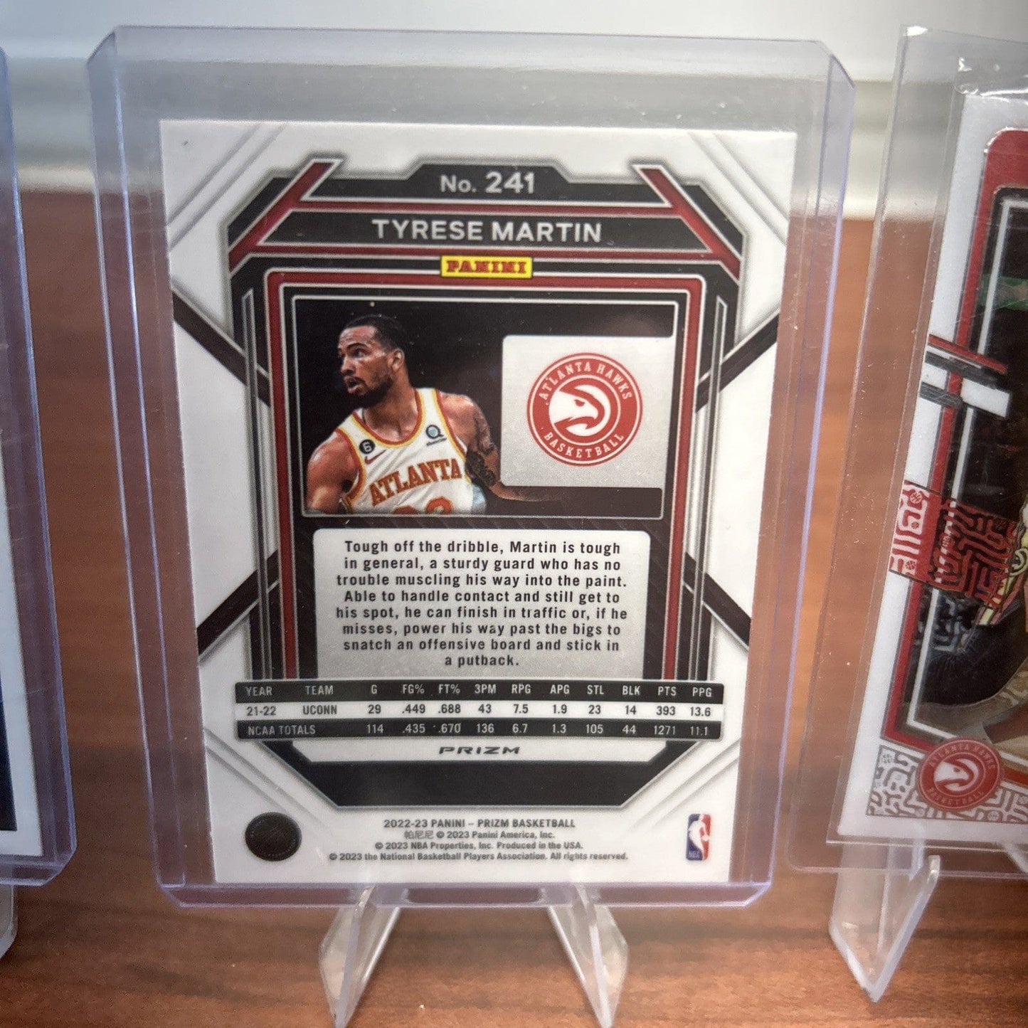 Cheap Sneaks Footwear/Sports Cards Basketball Card Atlanta Hawks Lot 2021 Panini Iillisuions Jalen Johnson RC, Martin pri