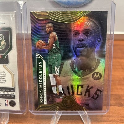 Cheap Sneaks Footwear/Sports Cards Basketball Card Bobby Portis 2021-22 Prizm Basketball Red White Blue Prizm #87 Milwauk