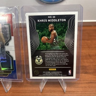 Cheap Sneaks Footwear/Sports Cards Basketball Card Bobby Portis 2021-22 Prizm Basketball Red White Blue Prizm #87 Milwauk