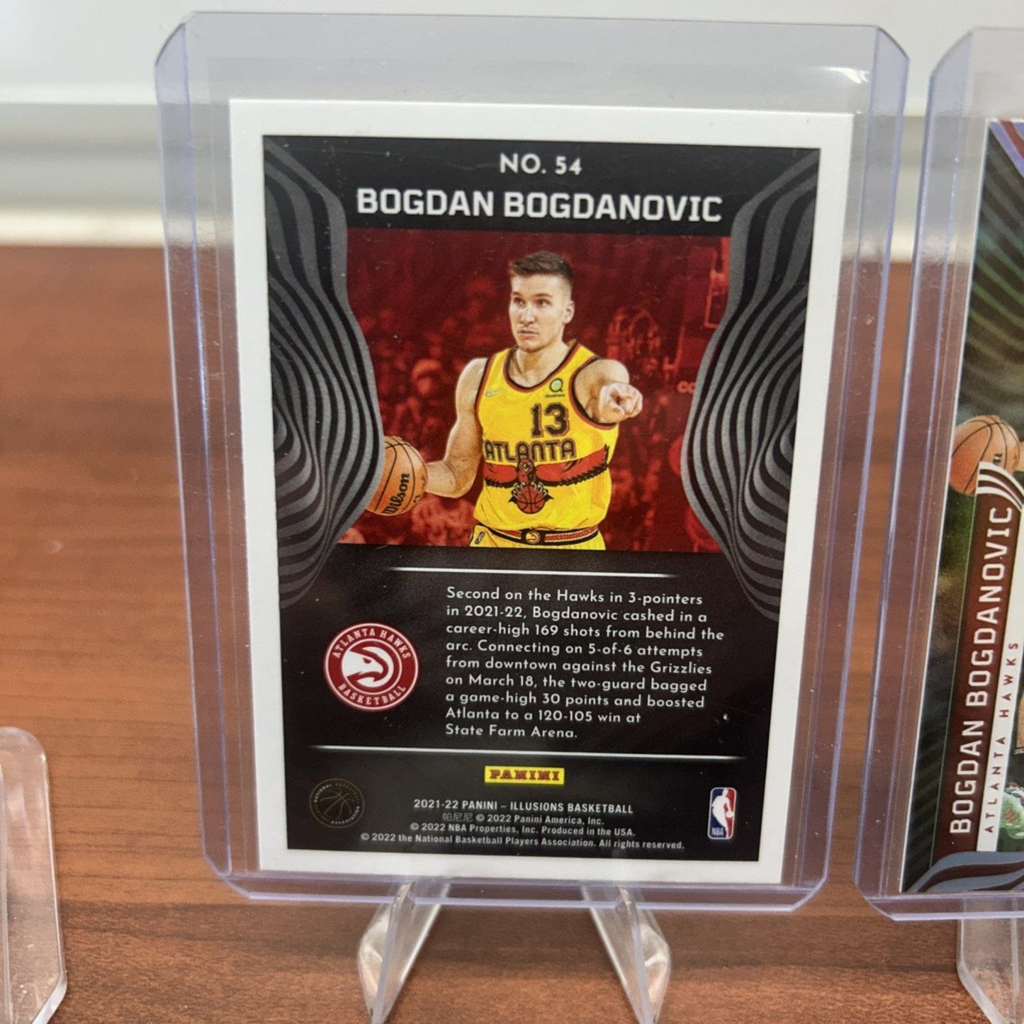 Cheap Sneaks Footwear/Sports Cards Basketball Card Bogdan Bogdanovic 2021-22 Panini Illusions - #54