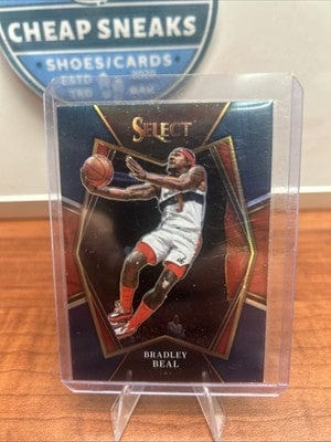 Cheap Sneaks Footwear/Sports Cards Basketball Card Bradley Beal 2021-22 Panini Select Prizm #184 PREMIER LEVEL BLUE Prizm
