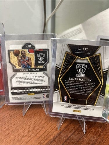 Cheap Sneaks Footwear/Sports Cards Basketball Card Brooklyn Nets NBA Lot(10) Harden, Durant ,Coleman, Anderson