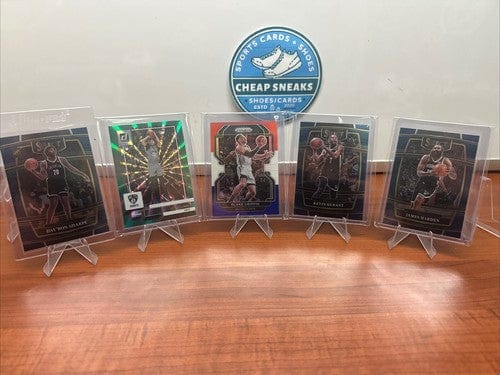 Cheap Sneaks Footwear/Sports Cards Basketball Card Brooklyn Nets NBA Lot (5) 2022 Panini Select/Prizm Durant, Harden,Grif