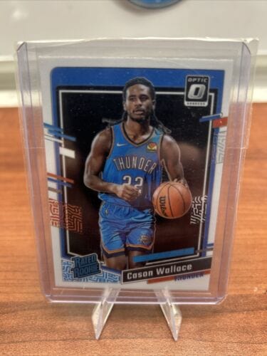 Cheap Sneaks Footwear/Sports Cards Basketball Card Cason Wallace 2023-24 Panini Donruss Optic RC #218 Rated Rookie Insert