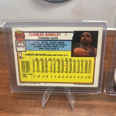 Cheap Sneaks Footwear/Sports Cards Basketball Card Charles Barkley 1992-93 NBA Topps Basketball #270 Phoenix Suns