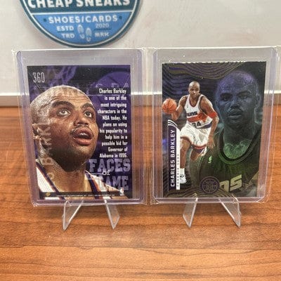 Cheap Sneaks Footwear/Sports Cards Basketball Card Charles Barkley Faces of the Game Topps Stadium Club 1994/95 NBA Card