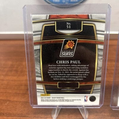 Cheap Sneaks Footwear/Sports Cards Basketball Card Chris Paul 2021-22 Panini Select #51 Phoenix Suns