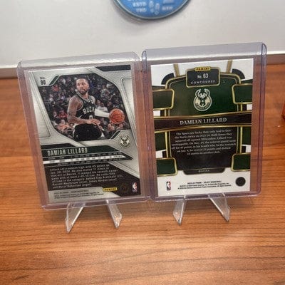 Cheap Sneaks Footwear/Sports Cards Basketball Card Damian Lillard 2024-2025 Panini Prizm #90 Milwaukee Bucks