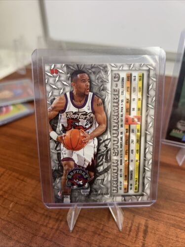 Cheap Sneaks Footwear/Sports Cards Basketball Card Damon Stoudamire Lot Toronto Raptor 96-97 Fleet Ultra/1997 Hoops Fly W