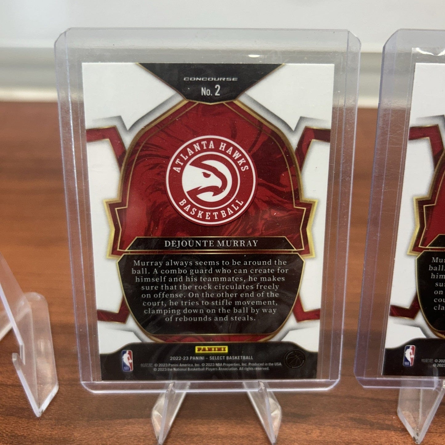 Cheap Sneaks Footwear/Sports Cards Basketball Card Dejounte Murray 2022-23 Panini Select Orange Flash Prizm #2 Atl Hawks+