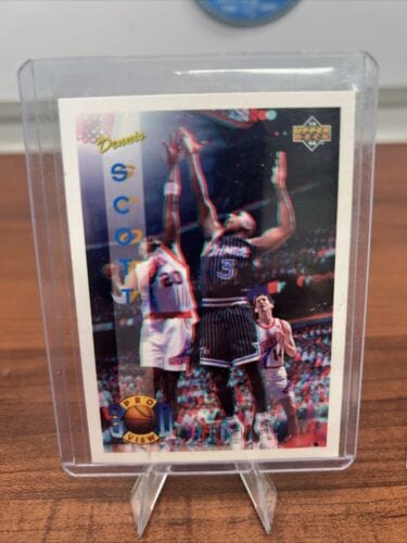 Cheap Sneaks Footwear/Sports Cards Basketball Card Dennis Scott 1993 Upper Deck Basketball Pro View #69 Orlando Magic