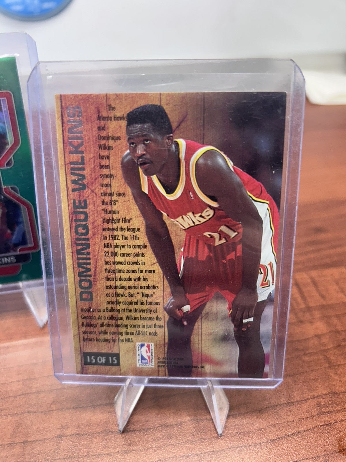 Cheap Sneaks Footwear/Sports Cards Basketball Card Dominique Wilkins Lot Hawks 2022 Panini SC, 21 Prizm DP Purple ,21 Gr