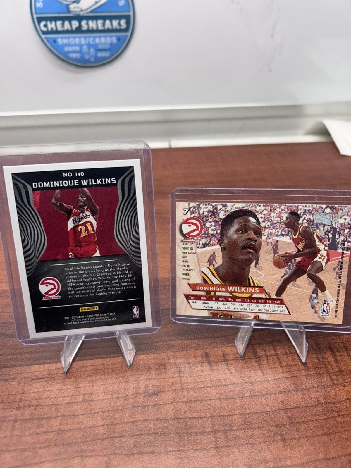 Cheap Sneaks Footwear/Sports Cards Basketball Card Dominique Wilkins Lot Of 4 Atlanta Hawks 2022 Panini Select Company,21