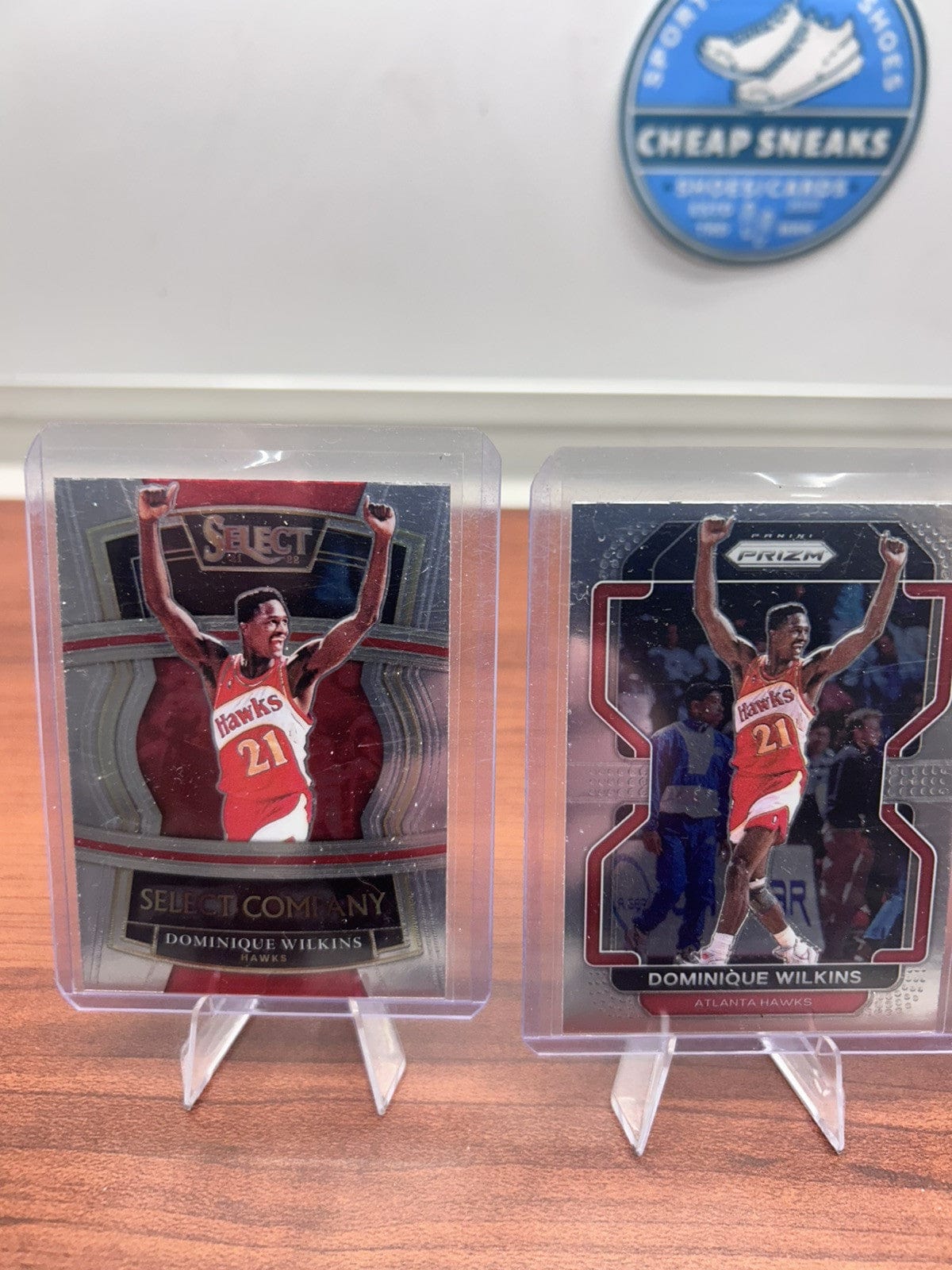 Cheap Sneaks Footwear/Sports Cards Basketball Card Dominique Wilkins Lot Of 4 Atlanta Hawks 2022 Panini Select Company,21