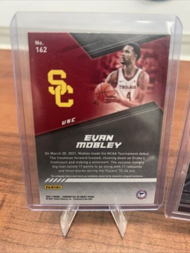 Cheap Sneaks Footwear/Sports Cards Basketball Card Evan Mobley (RC) 2021-2022 Chronicles XR 2021 Panini Chronicles Draft