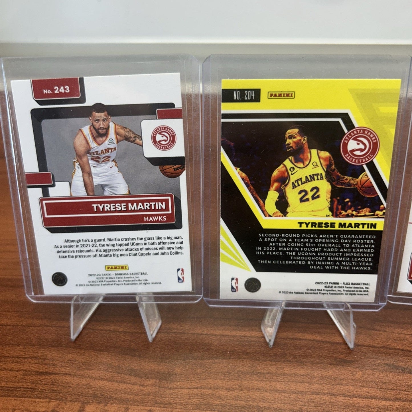 Cheap Sneaks Footwear/Sports Cards Basketball Card Hawks RC Lot Tyrese Martin, AJ Griffib 2022 Donruss Basketball