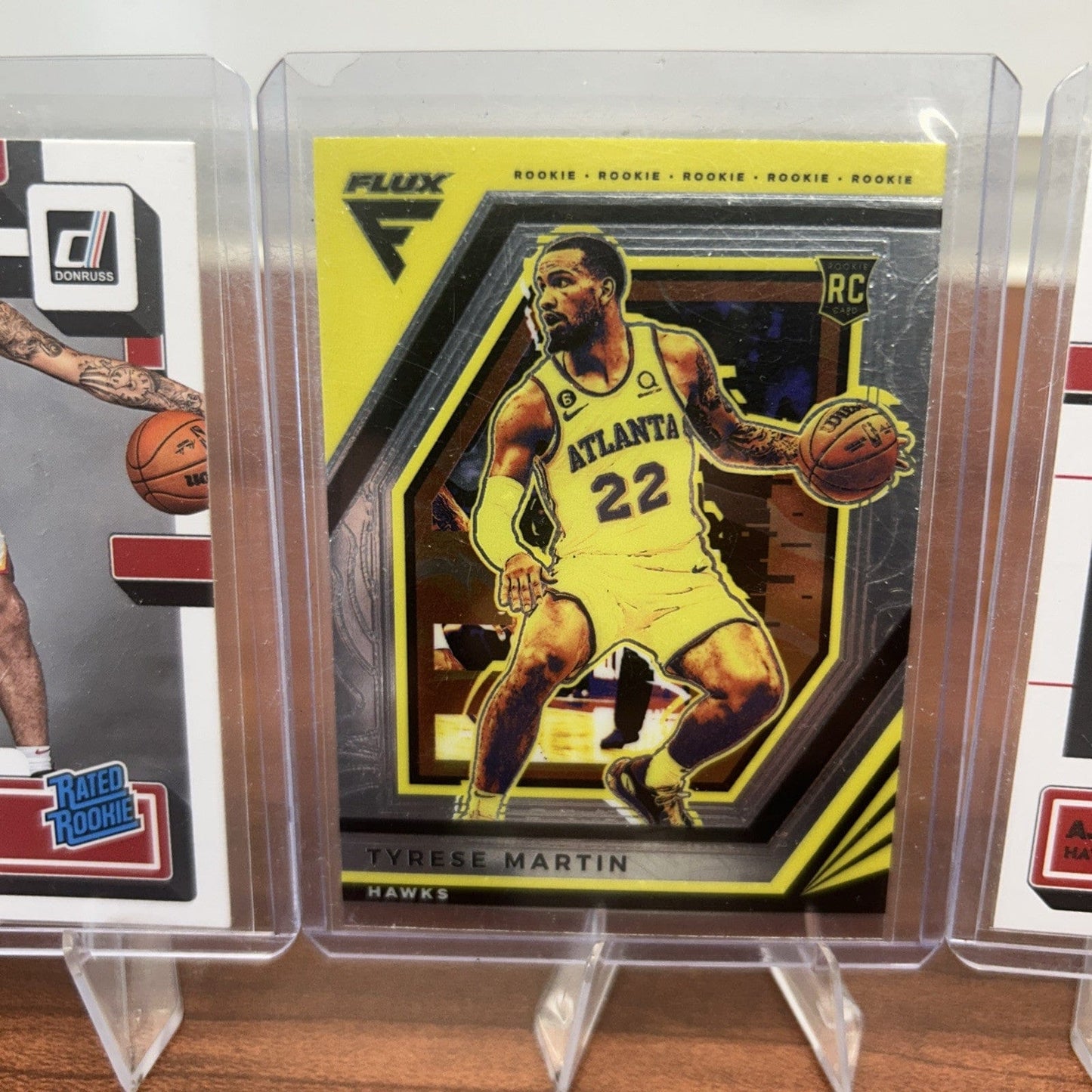 Cheap Sneaks Footwear/Sports Cards Basketball Card Hawks RC Lot Tyrese Martin, AJ Griffib 2022 Donruss Basketball