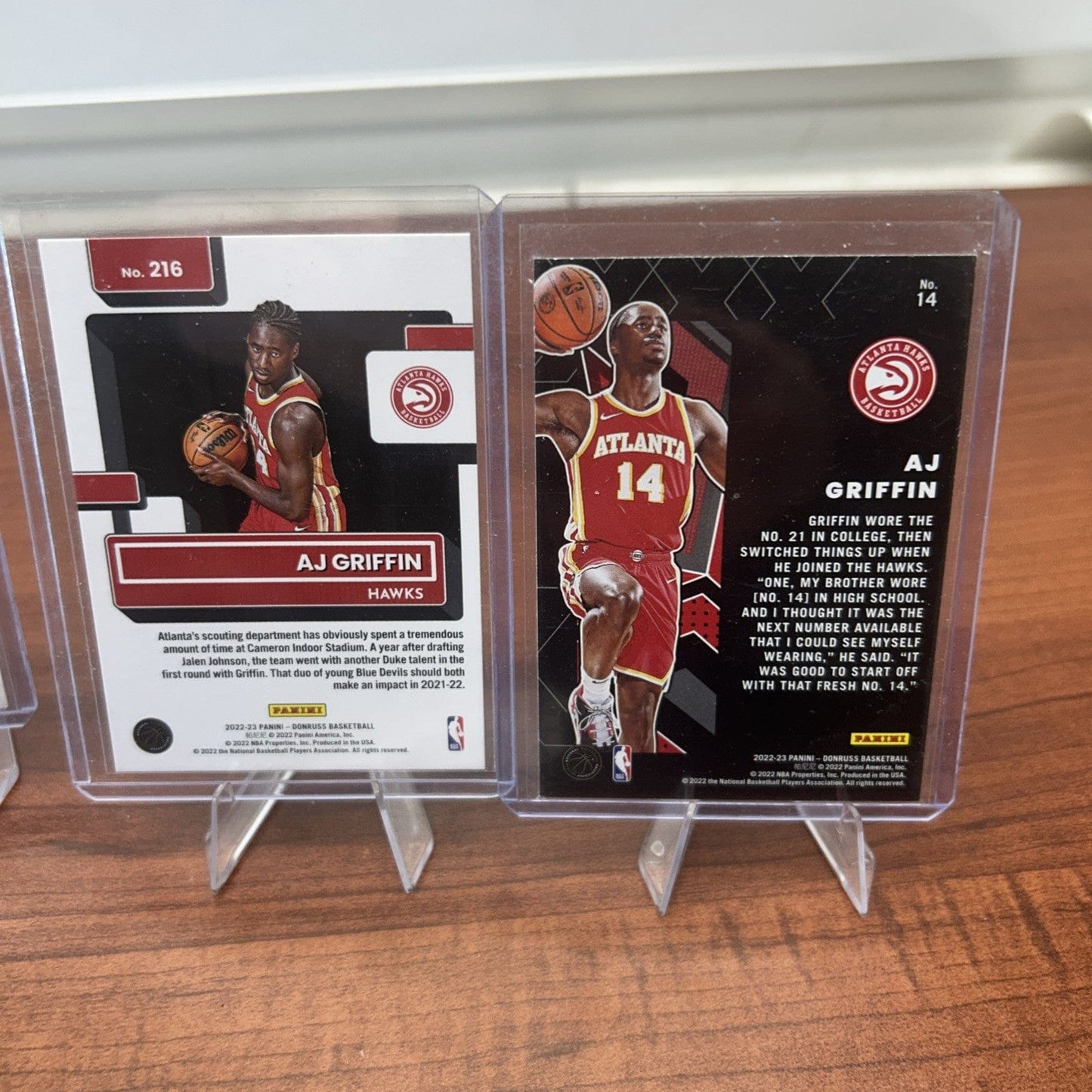 Cheap Sneaks Footwear/Sports Cards Basketball Card Hawks RC Lot Tyrese Martin, AJ Griffib 2022 Donruss Basketball