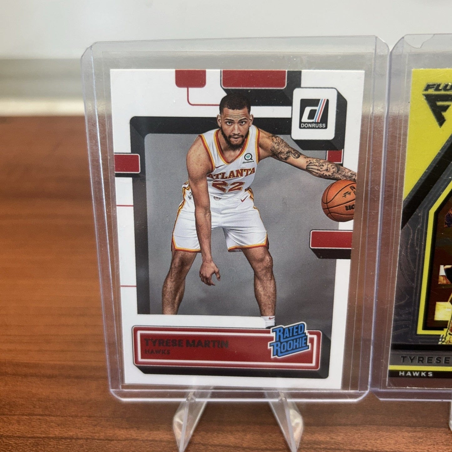 Cheap Sneaks Footwear/Sports Cards Basketball Card Hawks RC Lot Tyrese Martin, AJ Griffib 2022 Donruss Basketball