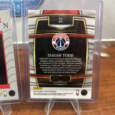 Cheap Sneaks Footwear/Sports Cards Basketball Card Isaiah Todd (RC) 2021-22 Panini Select Rookie Revolution Washington Wi