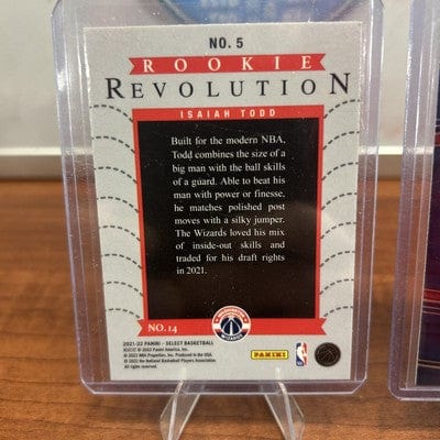 Cheap Sneaks Footwear/Sports Cards Basketball Card Isaiah Todd (RC) 2021-22 Panini Select Rookie Revolution Washington Wi