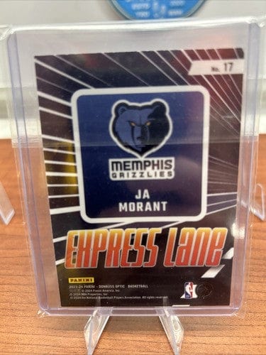 Cheap Sneaks Footwear/Sports Cards Basketball Card JA MORANT 2023-24 Donruss Optic 🏀 EXPRESS LANE Purple Prizm Insert