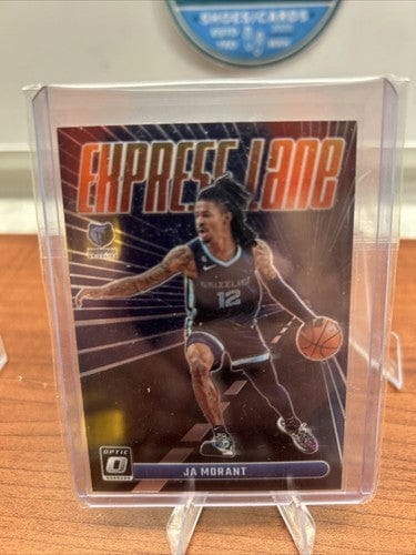 Cheap Sneaks Footwear/Sports Cards Basketball Card JA MORANT 2023-24 Donruss Optic 🏀 EXPRESS LANE Purple Prizm Insert
