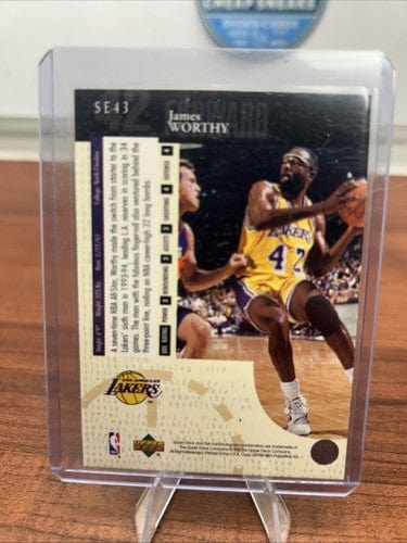 Cheap Sneaks Footwear/Sports Cards Basketball Card James Worthy 1994-95 Upper Deck Special Edition #SE43 HOF Los Angeles