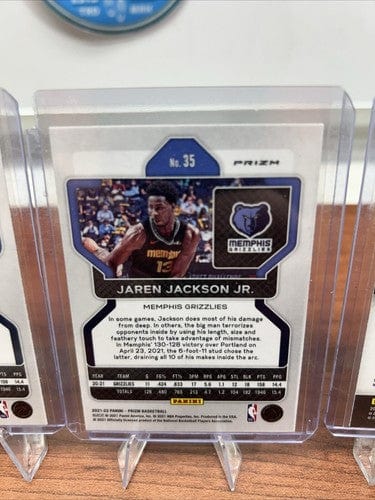 Cheap Sneaks Footwear/Sports Cards Basketball Card Jaren Jackson Jr. 2021-22 Panini Slv Prizm #35 + 21-22 Select Prizm Or