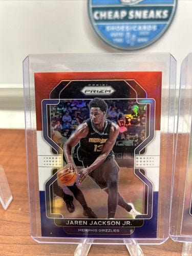 Cheap Sneaks Footwear/Sports Cards Basketball Card Jaren Jackson Jr. 2021-22 Panini Slv Prizm #35 + 21-22 Select Prizm Or