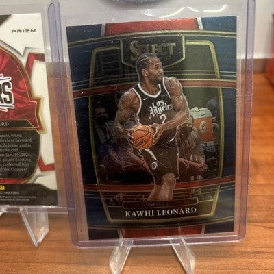 Cheap Sneaks Footwear/Sports Cards Basketball Card Kawhi Leonard 2022-23 Panini Select Concourse Blue Silver Prizm #65 Cl