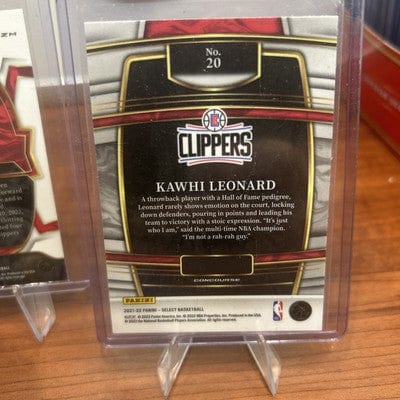 Cheap Sneaks Footwear/Sports Cards Basketball Card Kawhi Leonard 2022-23 Panini Select Concourse Blue Silver Prizm #65 Cl