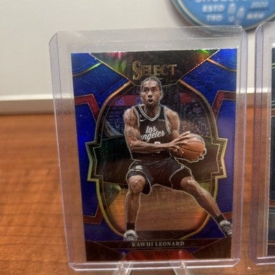 Cheap Sneaks Footwear/Sports Cards Basketball Card Kawhi Leonard 2022-23 Panini Select Concourse Blue Silver Prizm #65 Cl