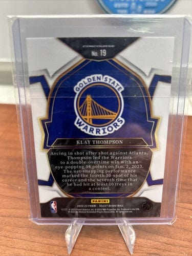 Cheap Sneaks Footwear/Sports Cards Basketball Card Klay Thompson 2022-23 Panini Select Blue Concourse #19 Golden State Wa