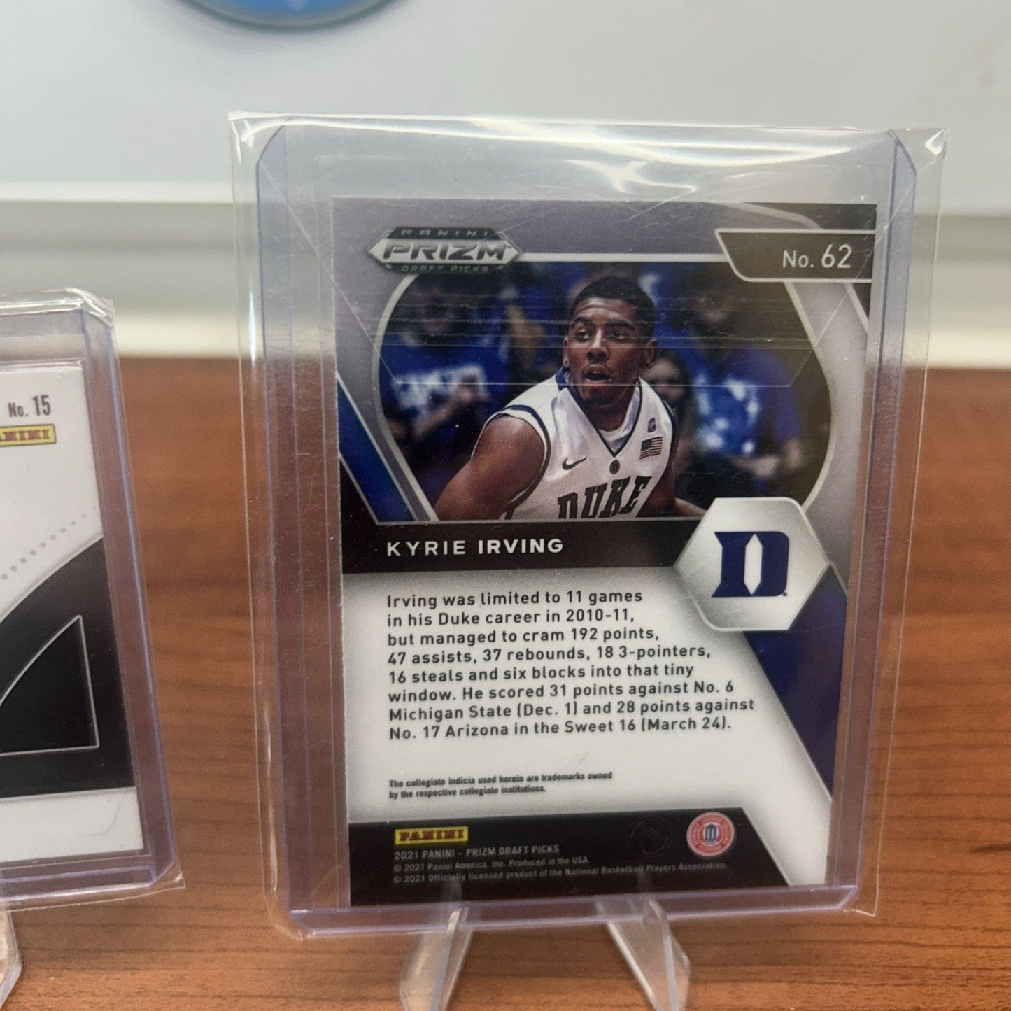 Cheap Sneaks Footwear/Sports Cards Basketball Card Kyrie Irving 2021-22 Panini Prizm Dominance #15 Nets/Blue Devils + Bon