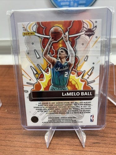 Cheap Sneaks Footwear/Sports Cards Basketball Card LaMelo Ball 2022-23 Panini Donruss Bomb Squad #10 Charlotte Hornets