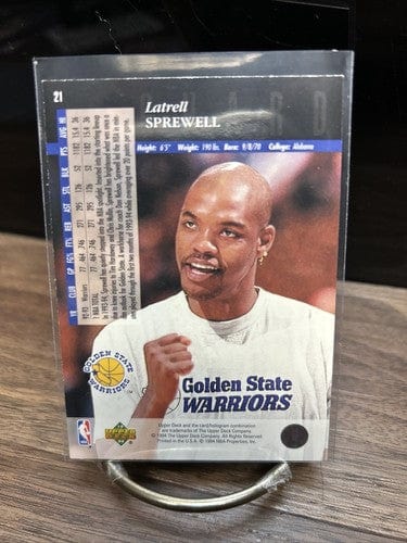 Cheap Sneaks Footwear/Sports Cards Basketball Card LATRELL SPREWELL 1993-94 Upper Deck Basketball #21 Golden State Warrio