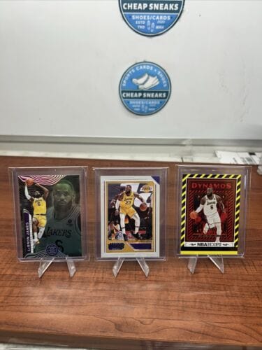Cheap Sneaks Footwear/Sports Cards Basketball Card LeBron James Lot 2022 Panini Illusions, 2023 NBA Hoops Dynamos , 21 Ch