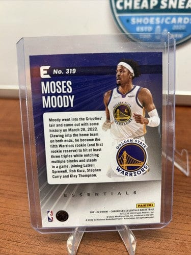 Cheap Sneaks Footwear/Sports Cards Basketball Card Moses Moody RC 2021-2022 Panini Essentials Silver Golden State Warrior