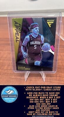 Cheap Sneaks Footwear/Sports Cards Basketball Card Paolo Banchero 2022-23 Panini Flux Flux Appeal #20 Orlando Magic