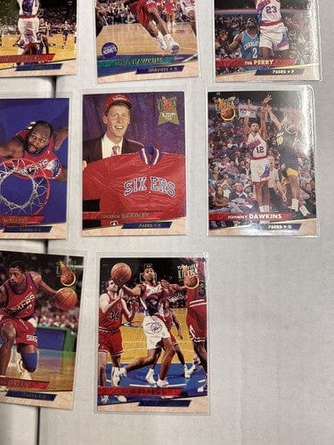 Cheap Sneaks Footwear/Sports Cards Basketball Card Philadelphia 76ers Lot (11) 1993-94 Fleer Ultra Bradley ,Graham,Kidd R