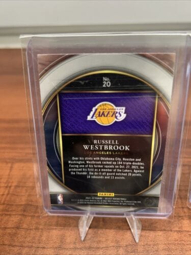 Cheap Sneaks Footwear/Sports Cards Basketball Card Russell Westbrook Lot 2022 Panini Select, 22 Select Numbers , 22 Donru